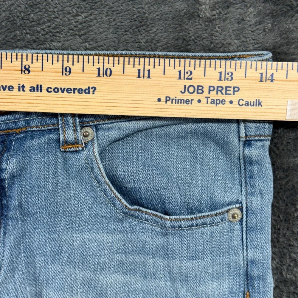 Justice Girls Light Wash Denim‎ Jeans Size 14 Regular Stretch Blue Regular Fit